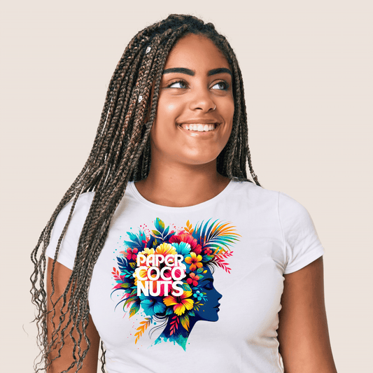 Paper Coconuts Floral Graphic T-shirt