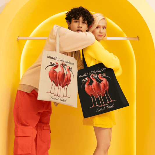 Mindful & Unbothered Social Club Eco Tote