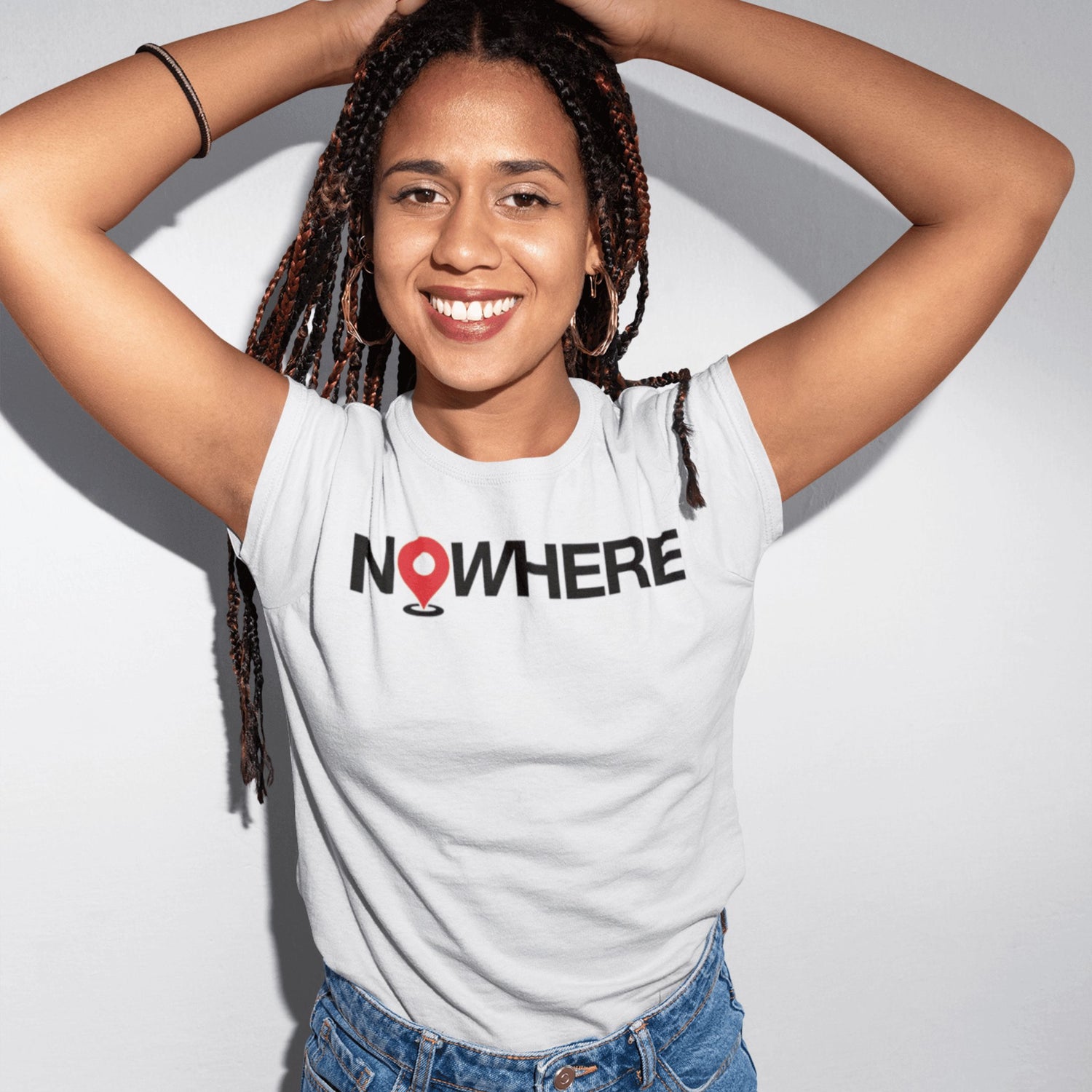 Stylish white t-shirt with 'dope soul' written in bold red letters