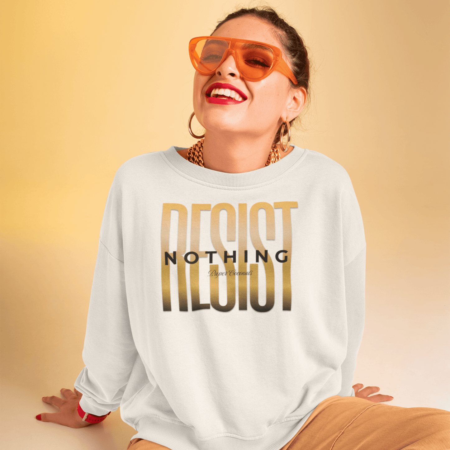 Resist Nothing Graphic Sweatshirt