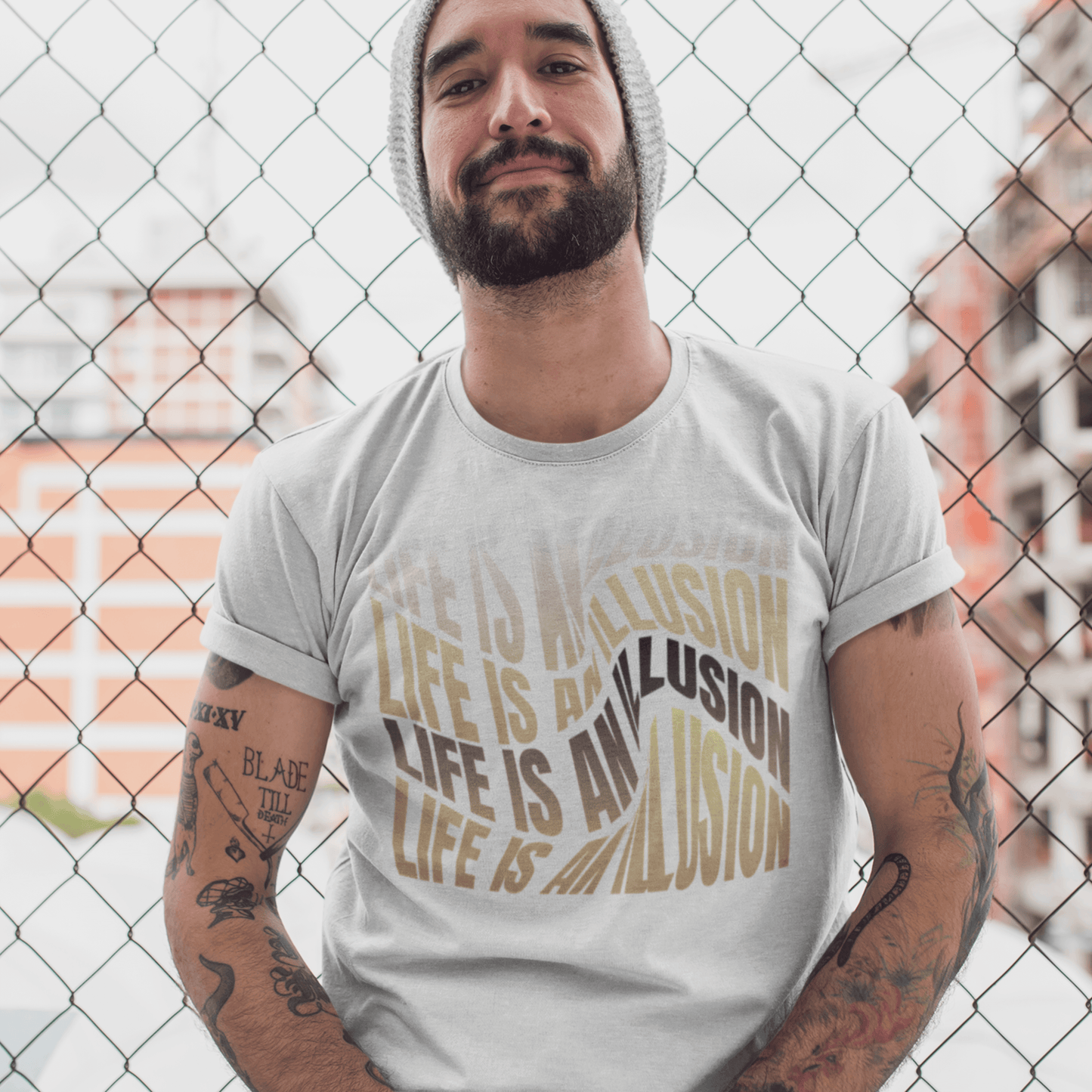 Life is An Illusion Graphic T-Shirt Paper Coconuts