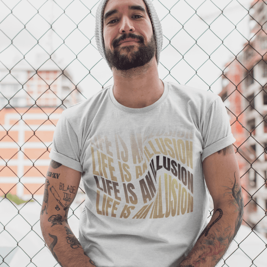 Life is An Illusion Graphic T-Shirt Paper Coconuts